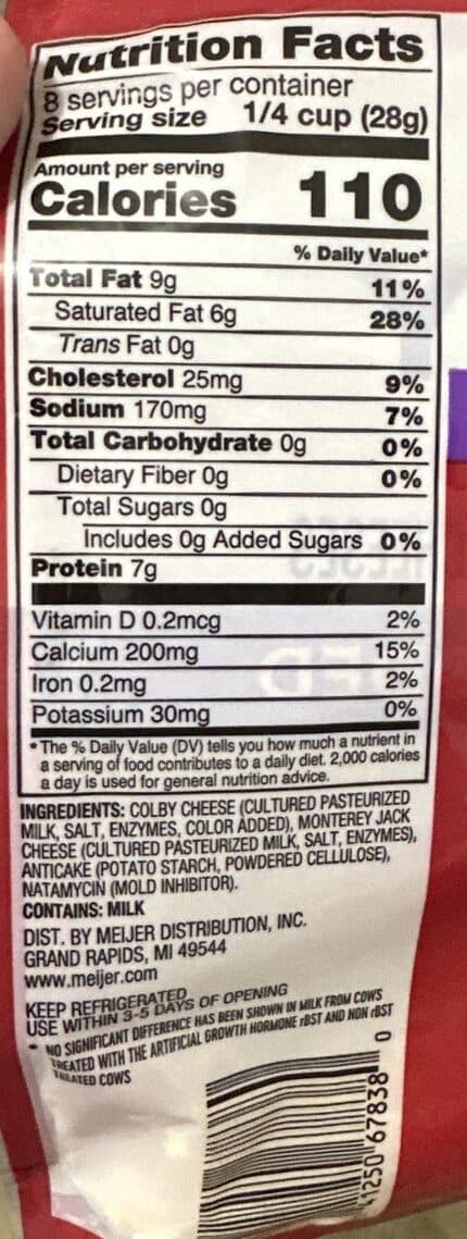 Meijer Colby Jack packshot