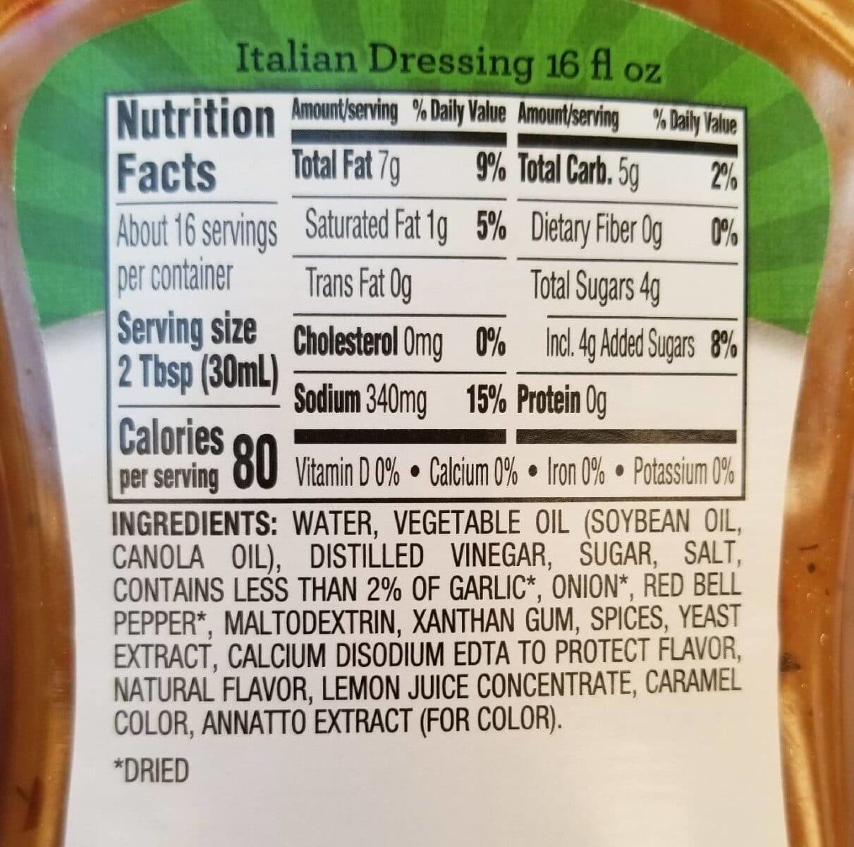 Meijer Italian Dressing packshot