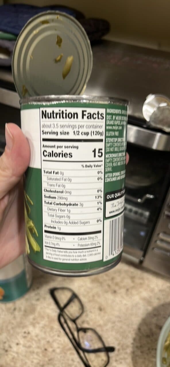 meijer FRENCH STYLE GREEN BEANS packshot