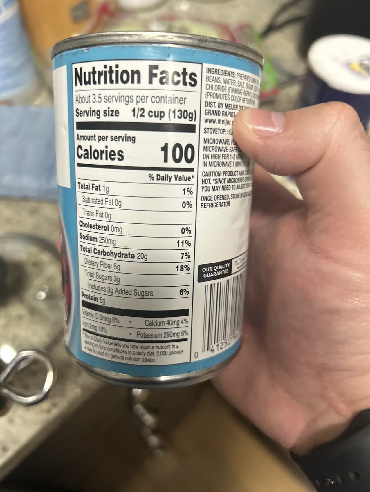 meijer DARK RED KIDNEY BEANS packshot