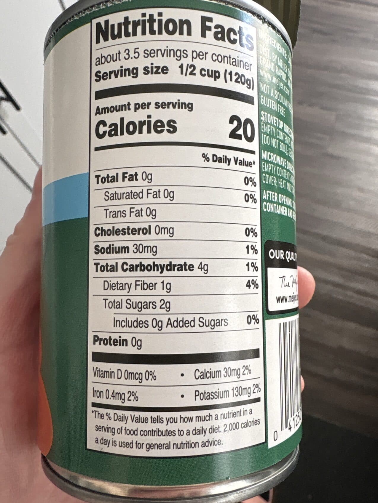 Meijer Sliced Carrots packshot