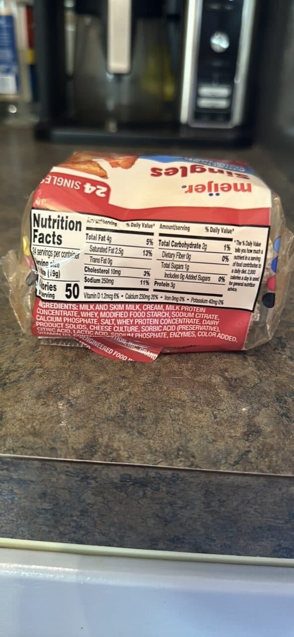 meijer American Pasteurized Prepared Cheese Product packshot
