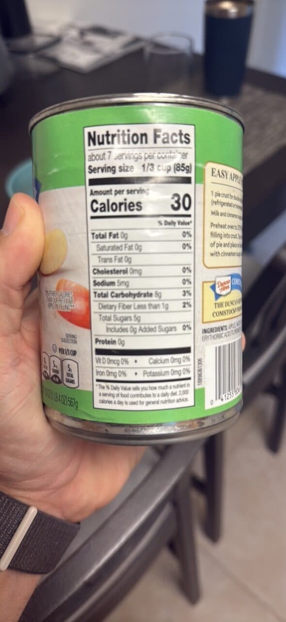 Duncan Hines COMSTOCK APPLE PIE FILLING & TOPPING packshot