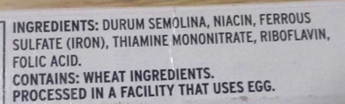 Hannaford fettuccine packshot