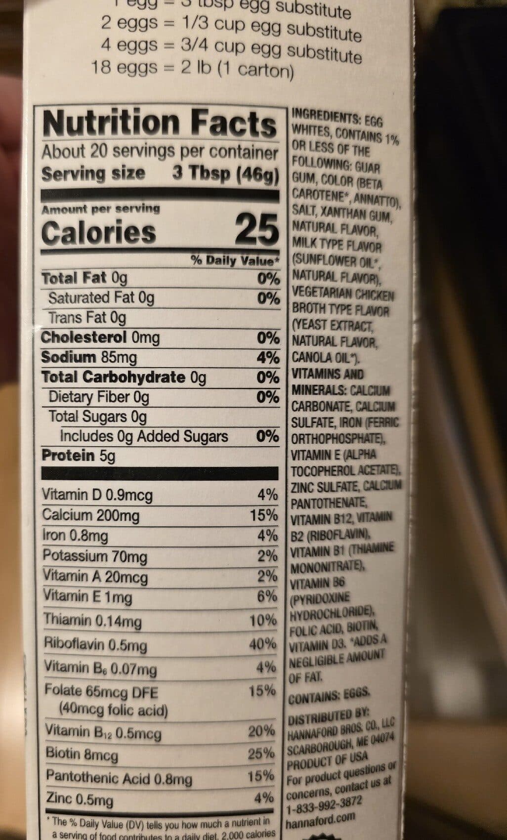 Hannaford egg mates liquid egg substitute packshot