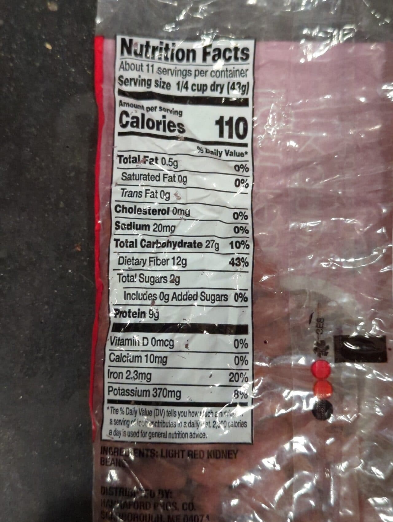 Hannaford Light Red Kidney Beans packshot