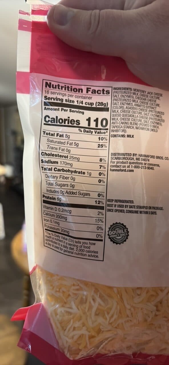 Hannaford Mexican Style Blend packshot