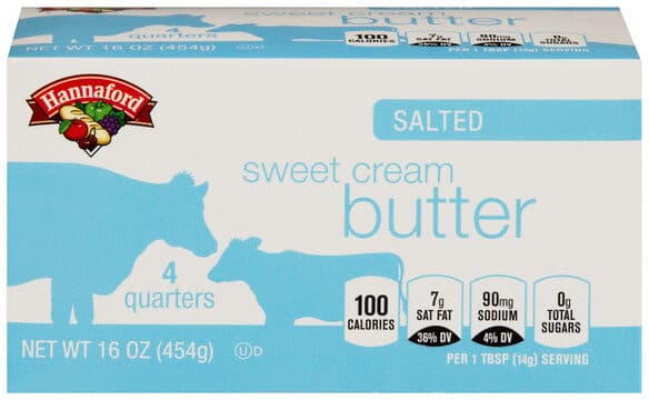 Hannaford Sweet Cream Butter packshot