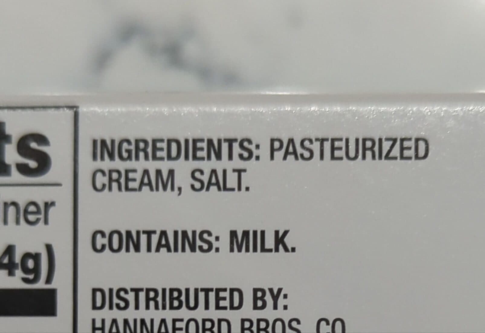 Hannaford Sweet Cream Butter packshot