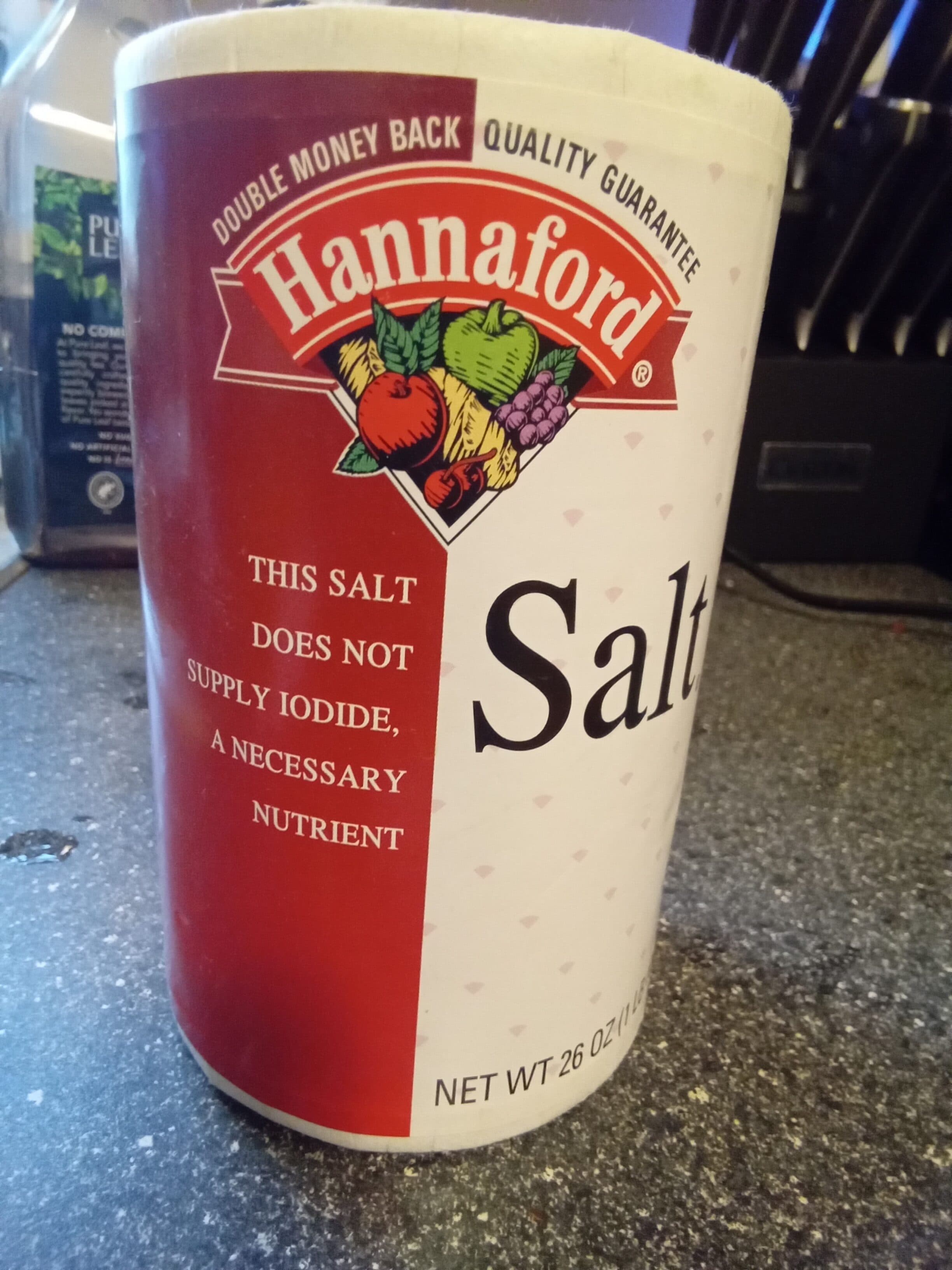 Hannaford Bros. Co. Salt packshot