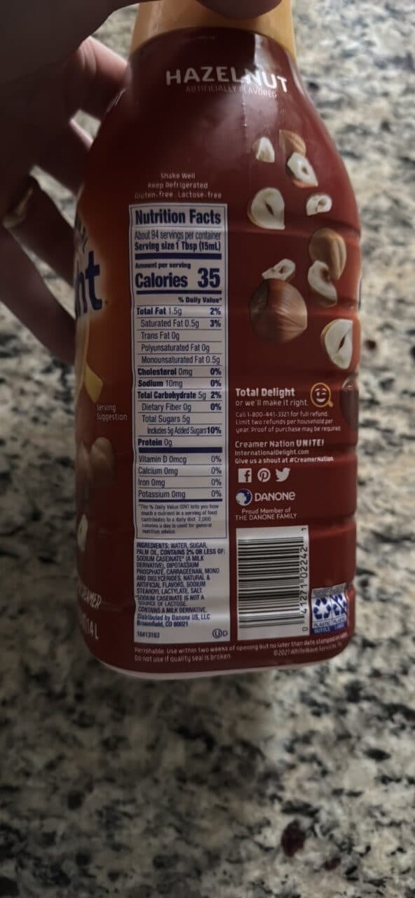 International Delight COFFEE CREAMER packshot
