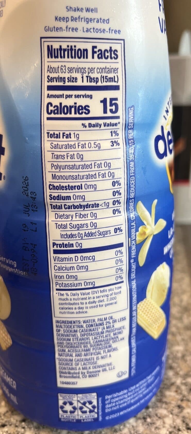 International Delight International delight gourmet coffee creamer packshot