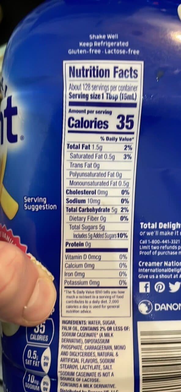 International Delight Coffee Creamer packshot