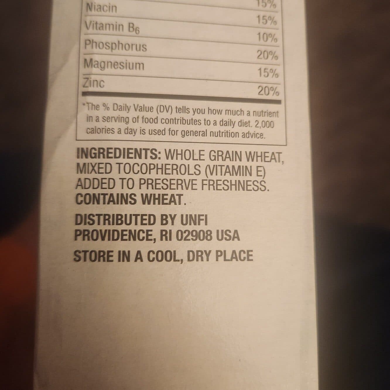 Essential Everyday Whole Grain Wheat Cereal packshot