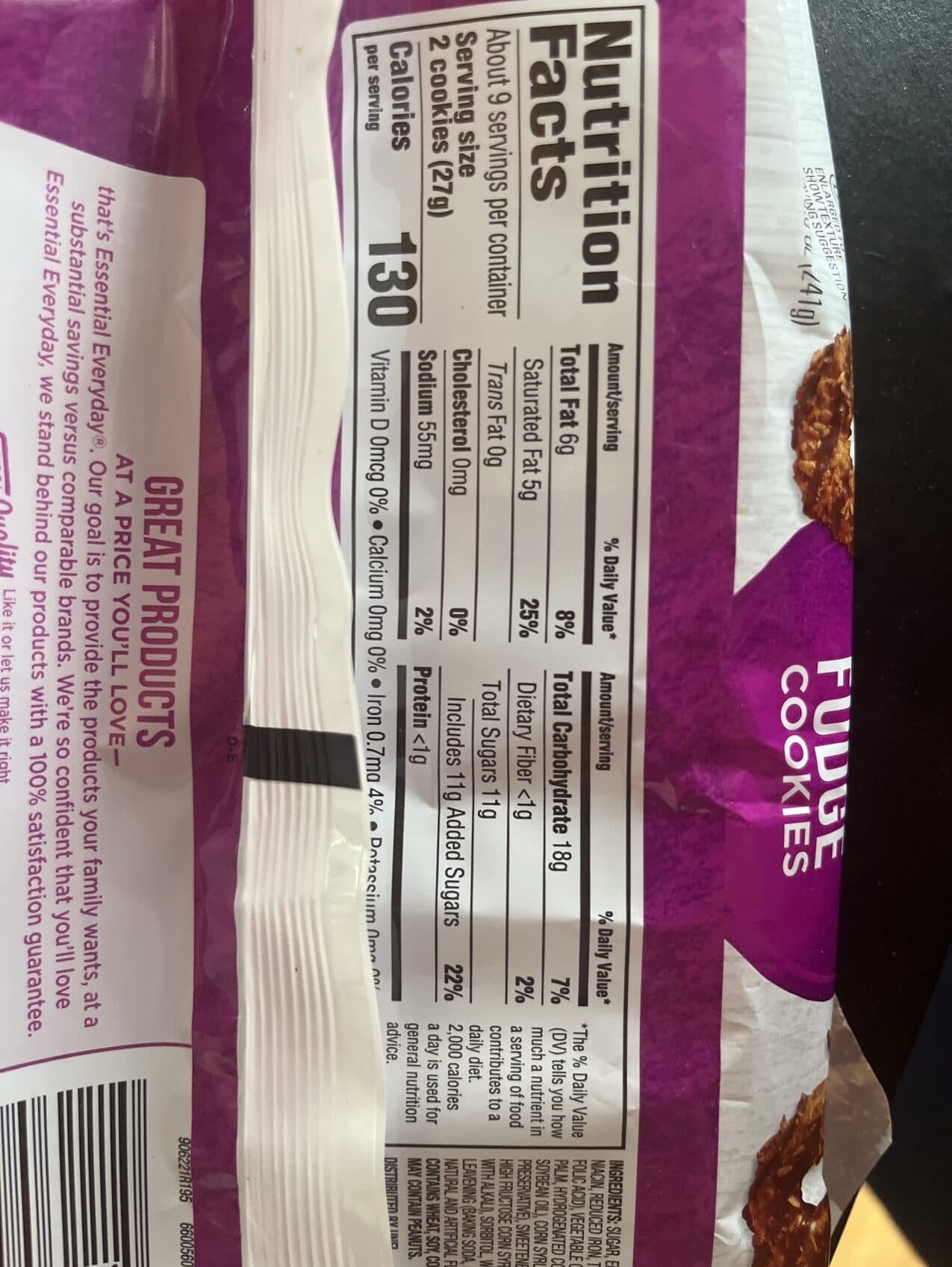 Essential Everyday Caramel Coconut Fudge packshot