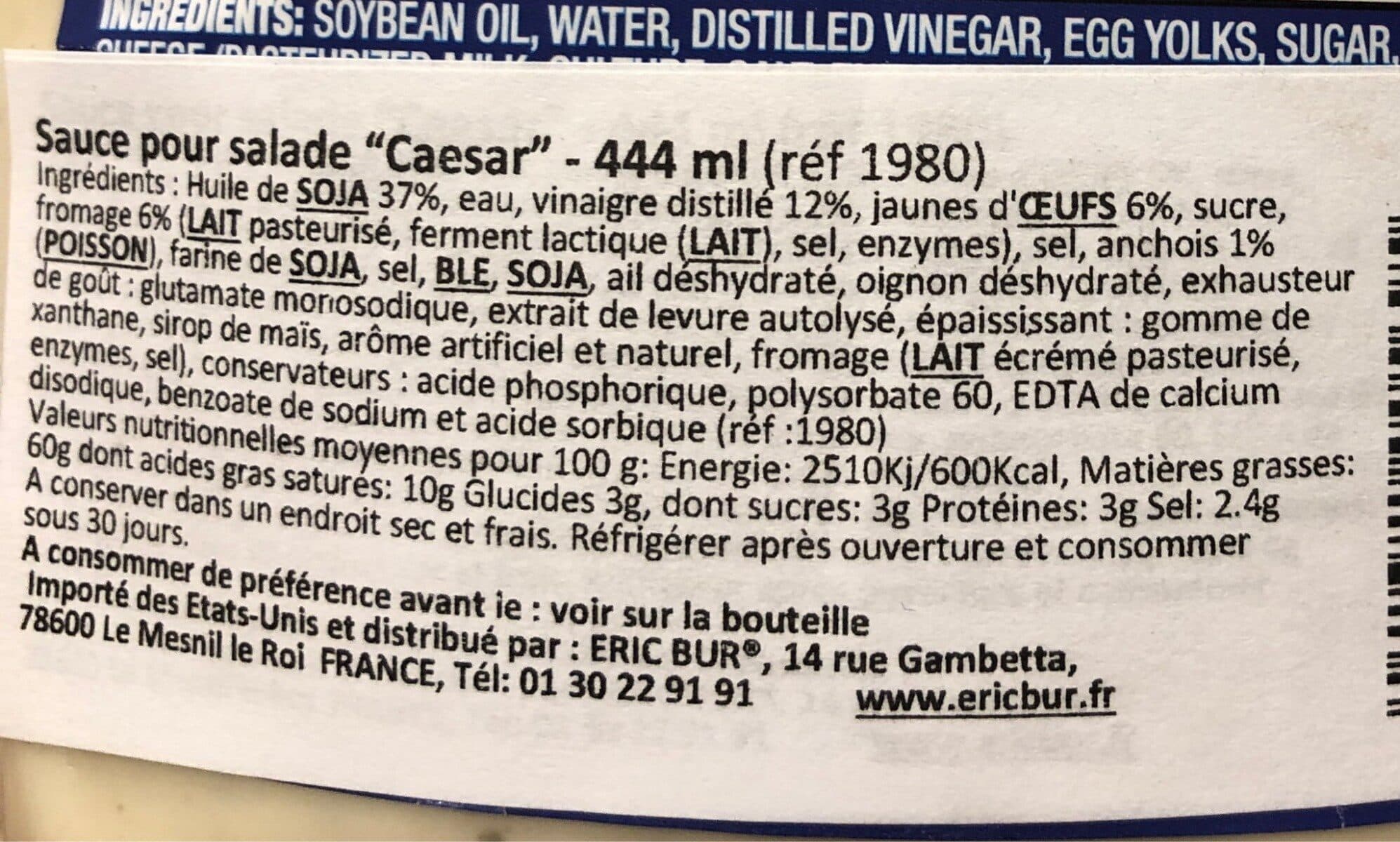 Pinnacle Foods Group Llc Creamy Caesar Dressing packshot