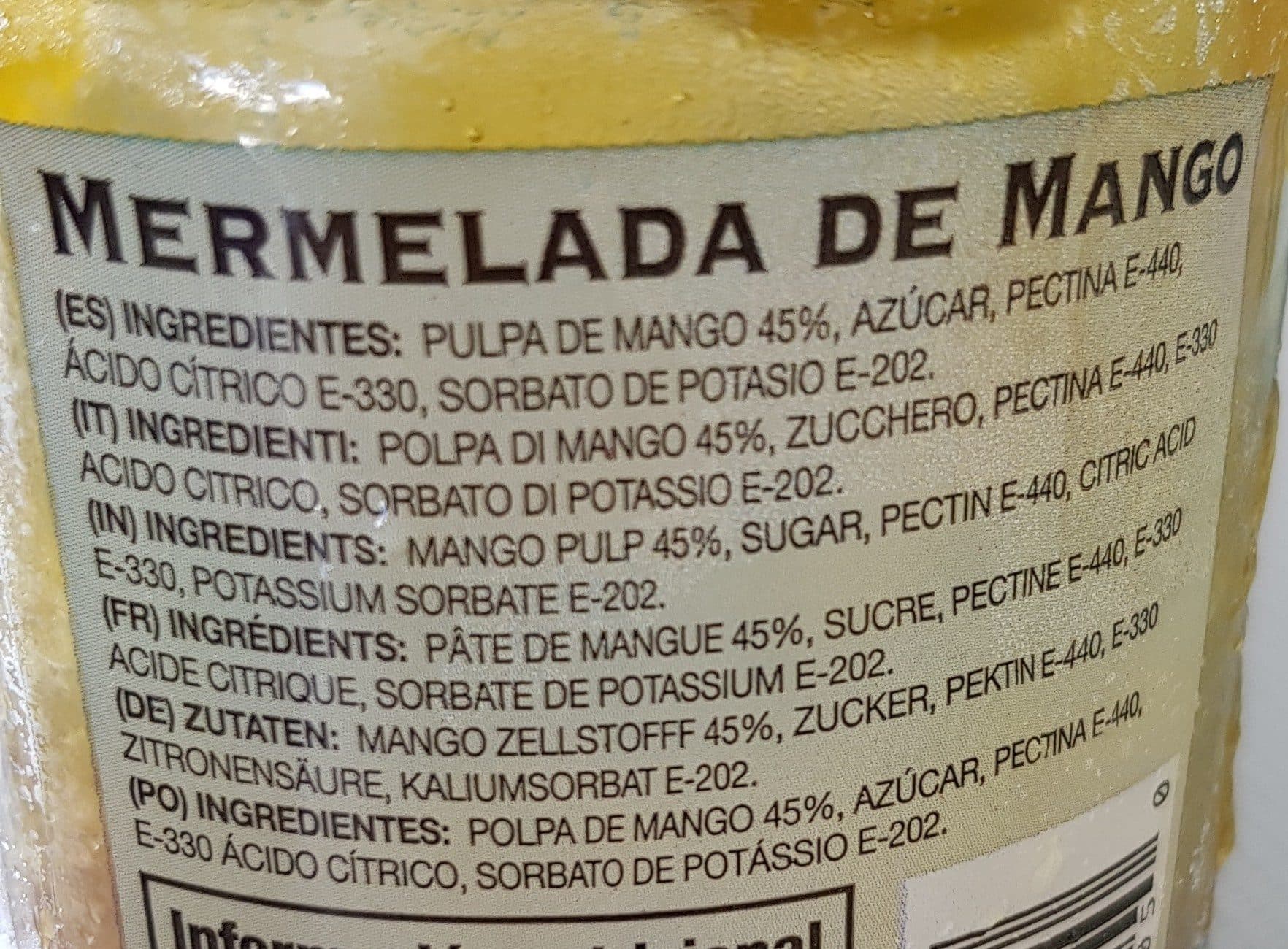 Goya Mango jam mermelada de mango packshot