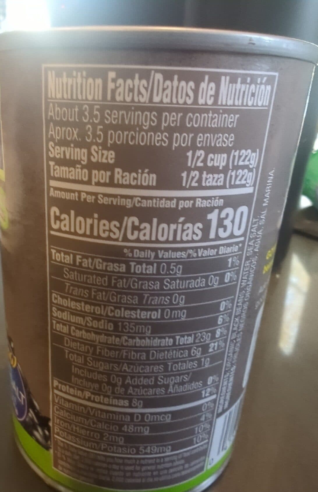GOYA ORGANICS Black Beans packshot
