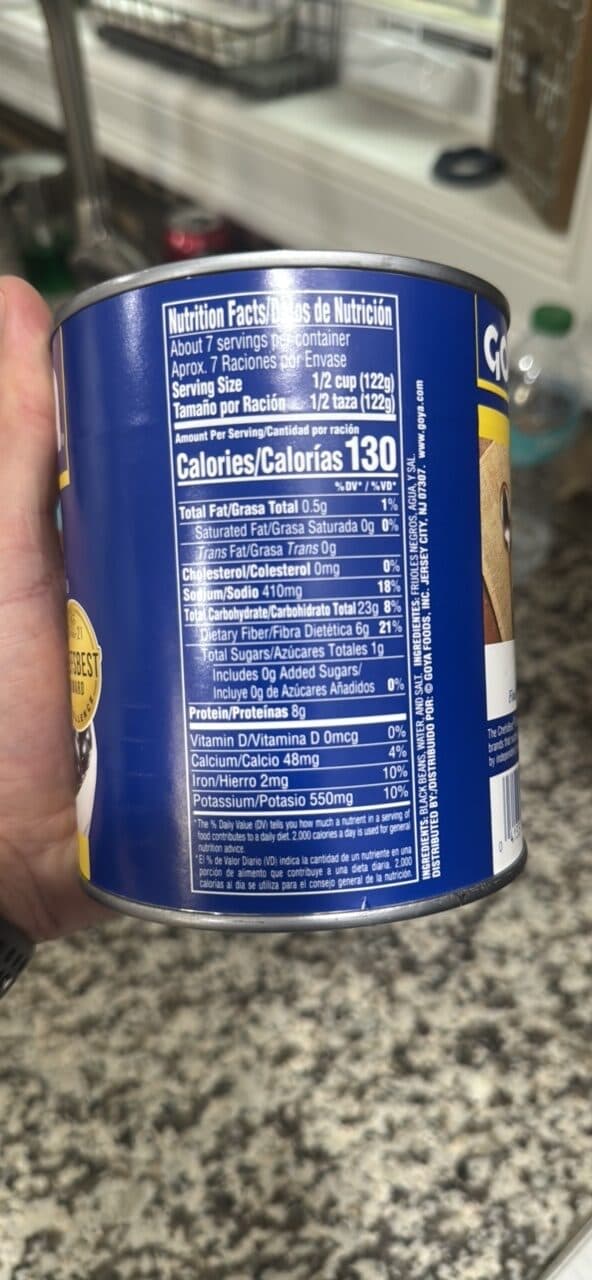GOYA Black Beans packshot