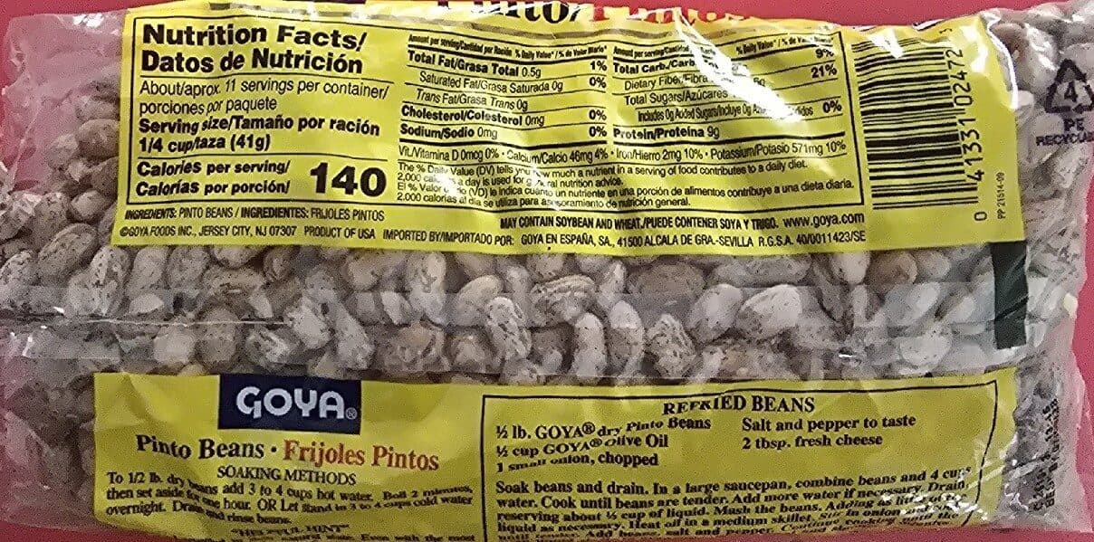 Goya Pinto Beans packshot