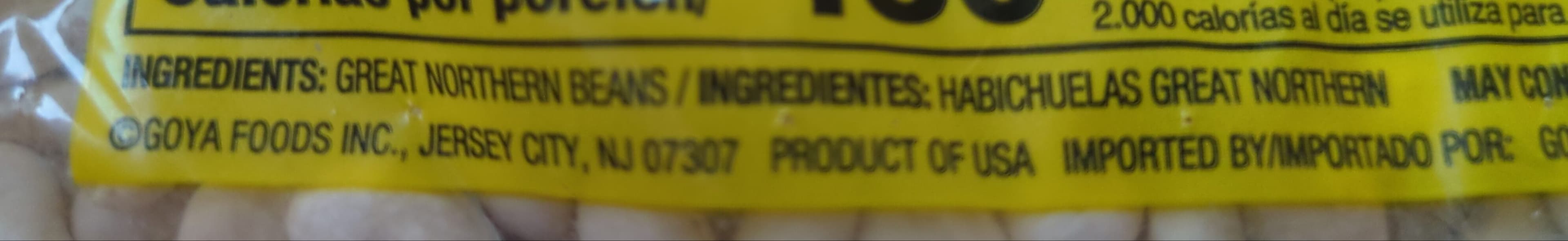 Goya Great Northern Beans packshot