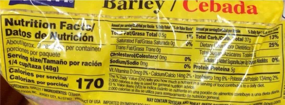 Goya Barley packshot
