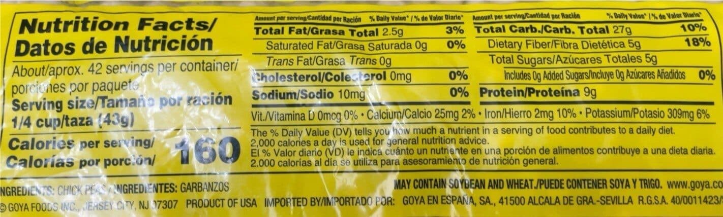 Goya Chick Peas packshot