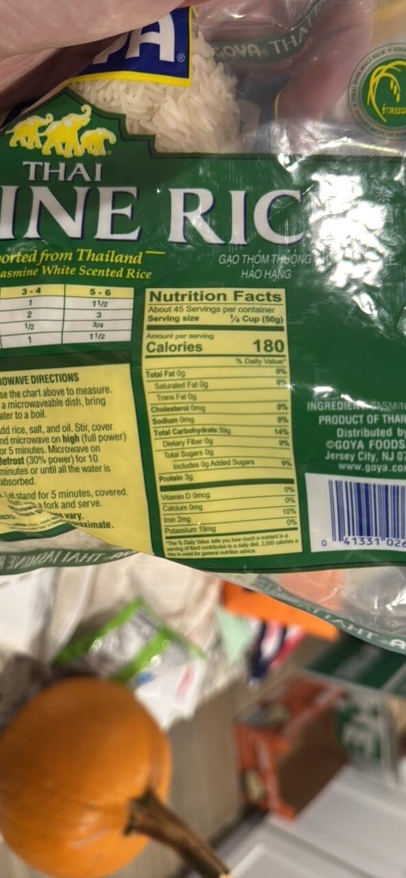 Goya Jasmine Rice packshot