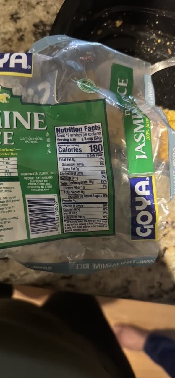 Goya Jasmine Rice packshot