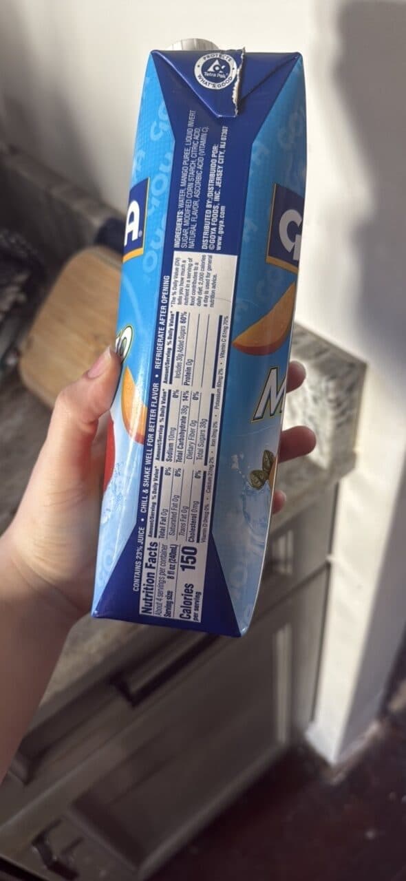 Goya Mango Nectar packshot