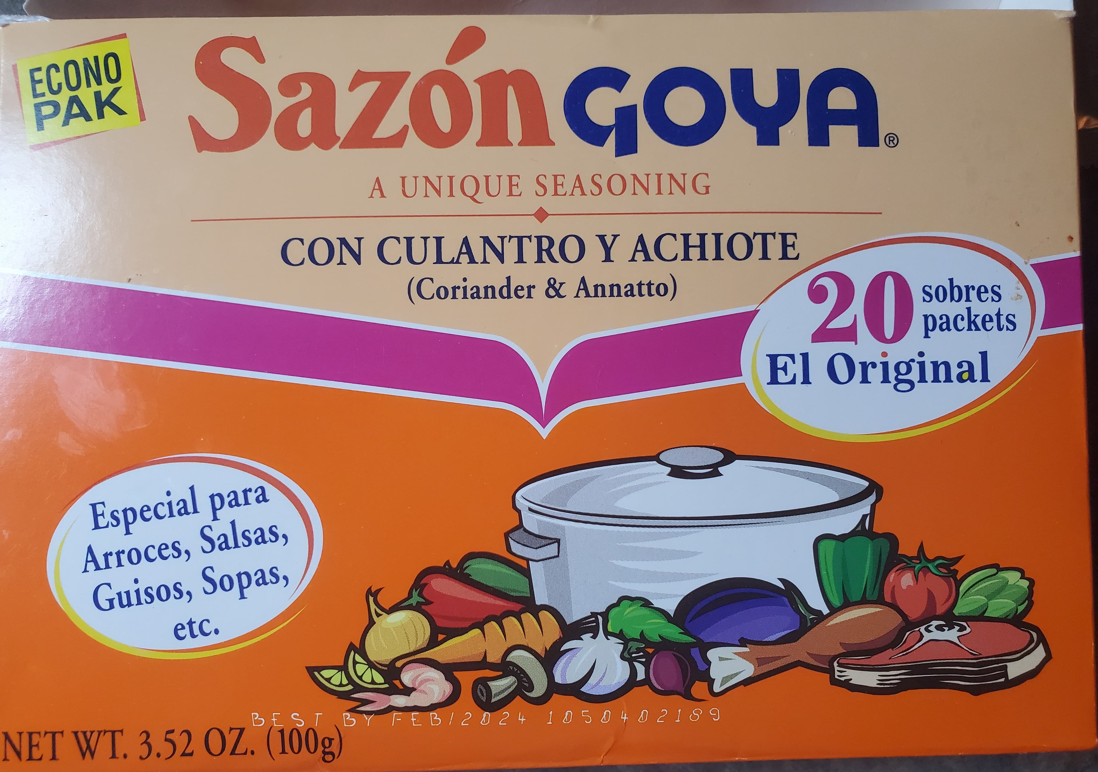 Goya A UNIQUE SEASONING packshot