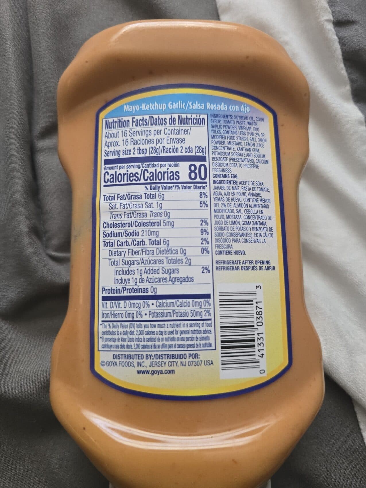 Goya Mayo Ketchup packshot