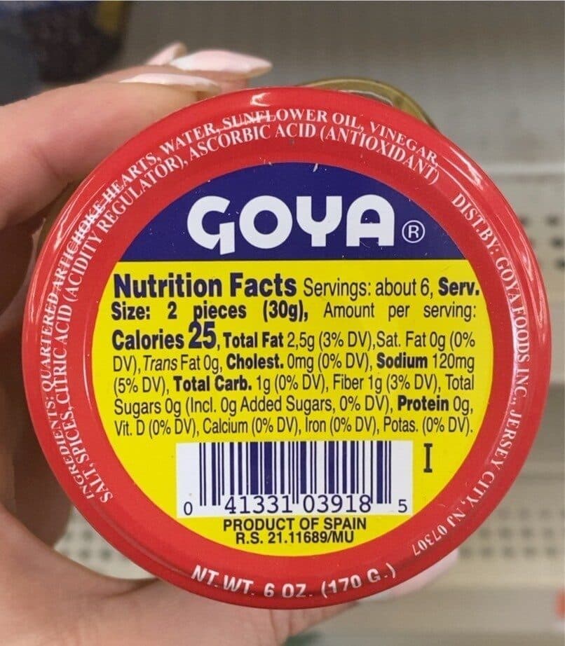 Goya Quartered & Marinated Artichoke Hearts packshot