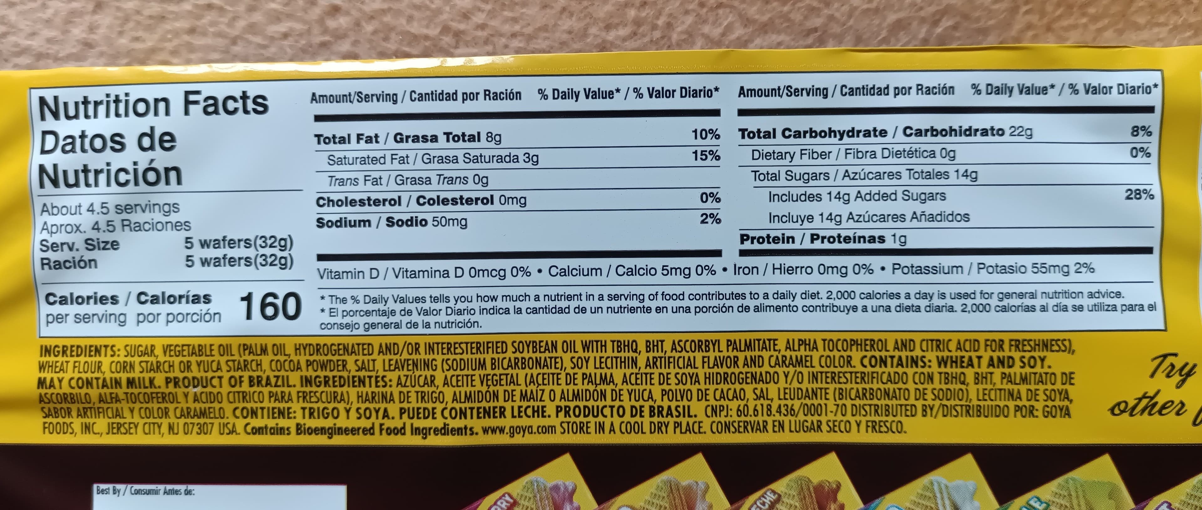 Goya Wafers packshot