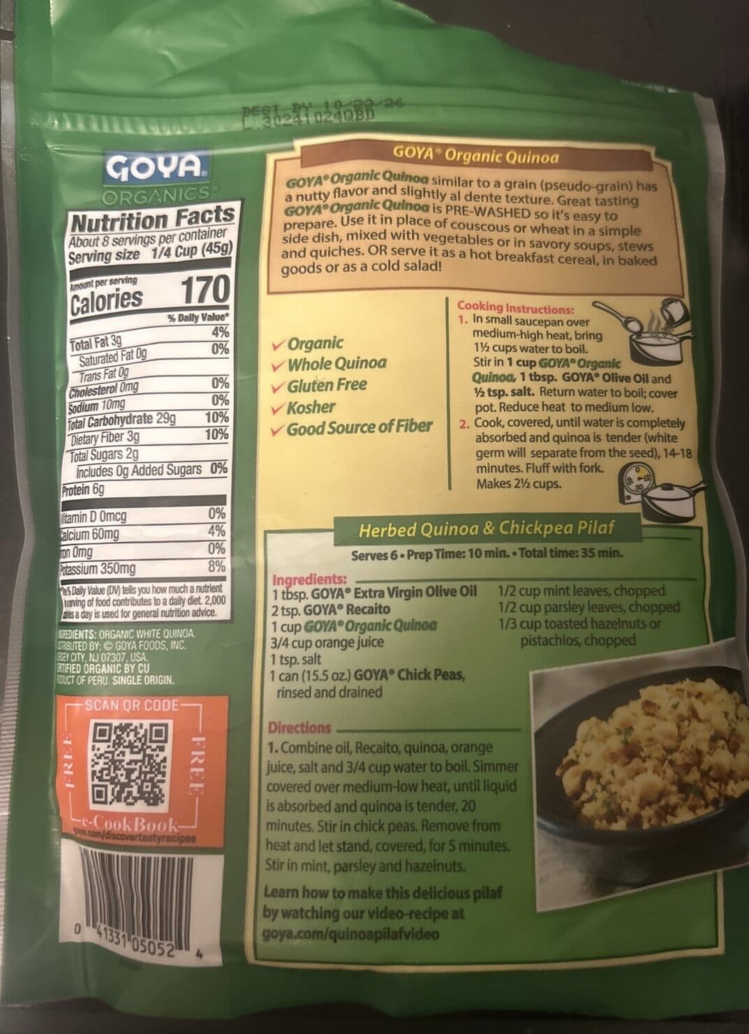 Goya Quinoa packshot