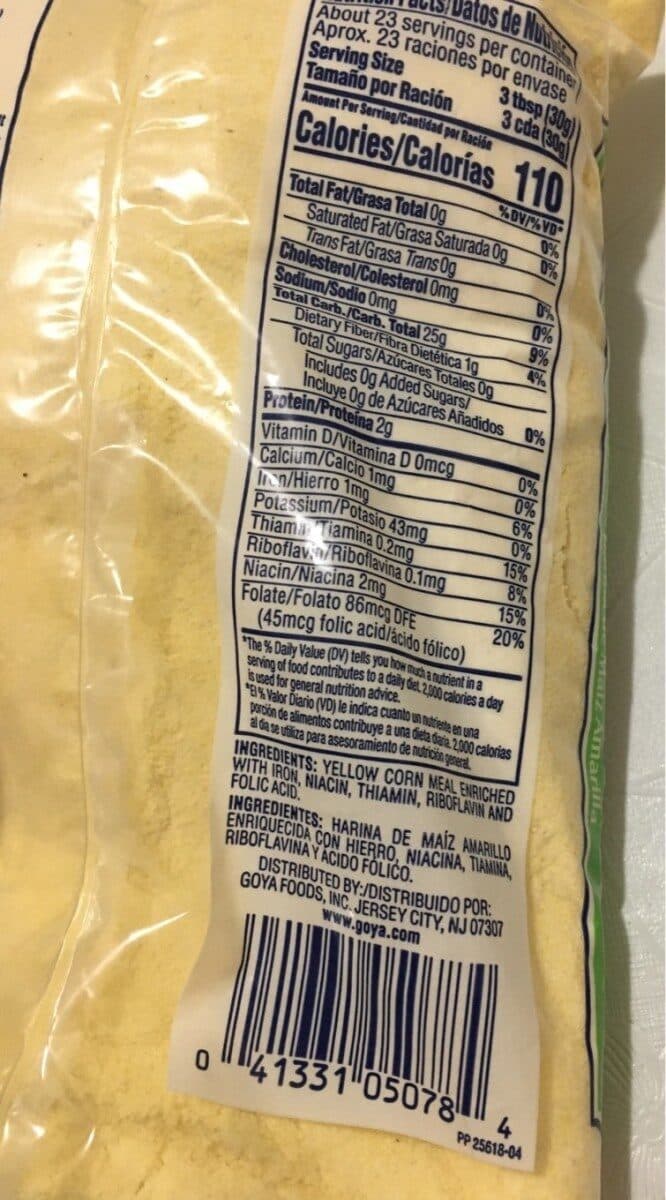 Goya Yellow Corn Meal packshot