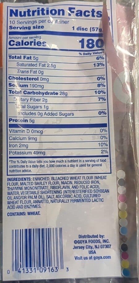 Goya Dough For Turnover Pastries packshot