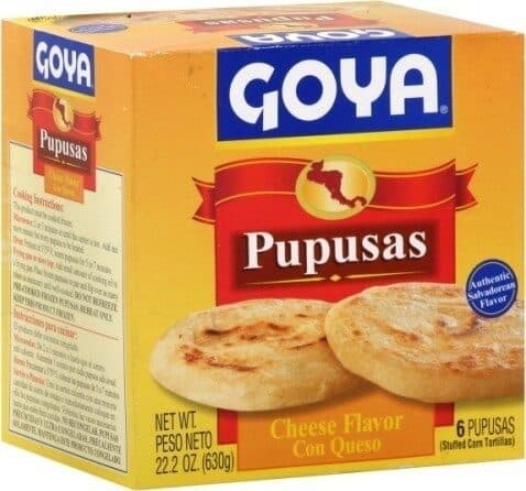 Goya Pupusas (Stuffed Corn Tortillas), Cheese packshot