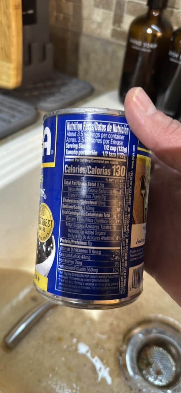 Goya Black Beans packshot