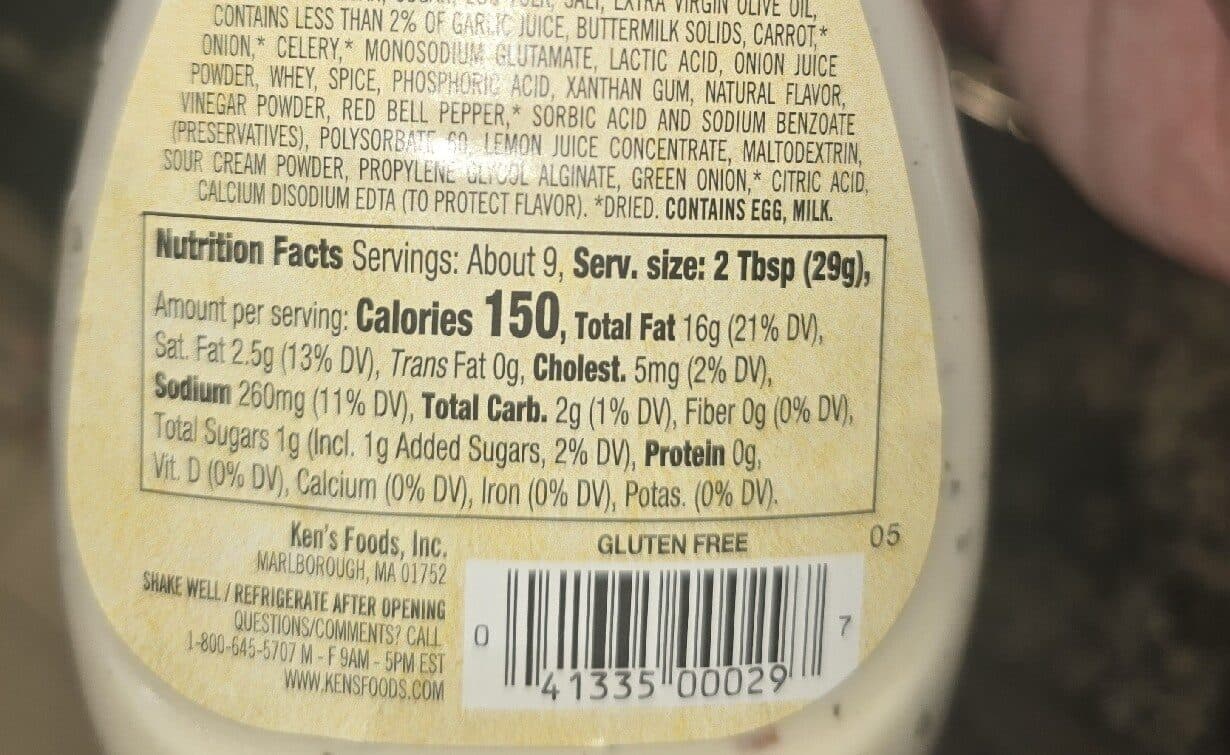 Ken's Foods Inc. Farmhouse Ranch With Buttermilk packshot