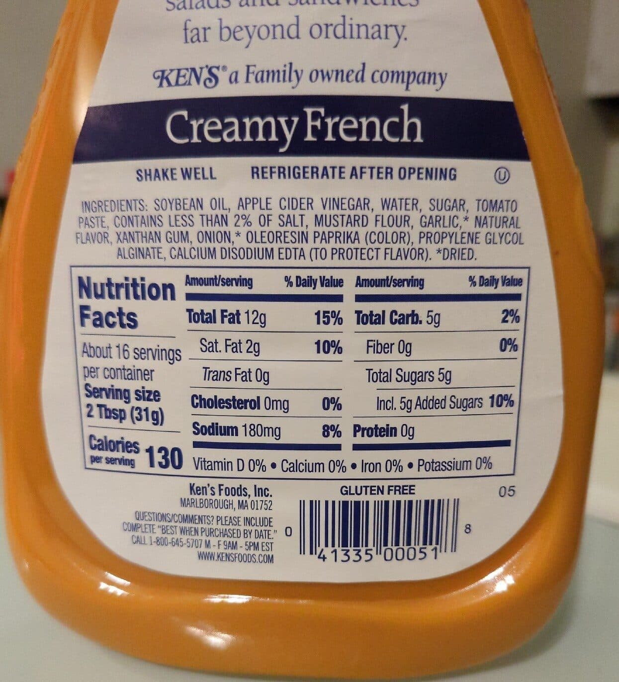 Ken's Steak House Creamy French Dressing packshot