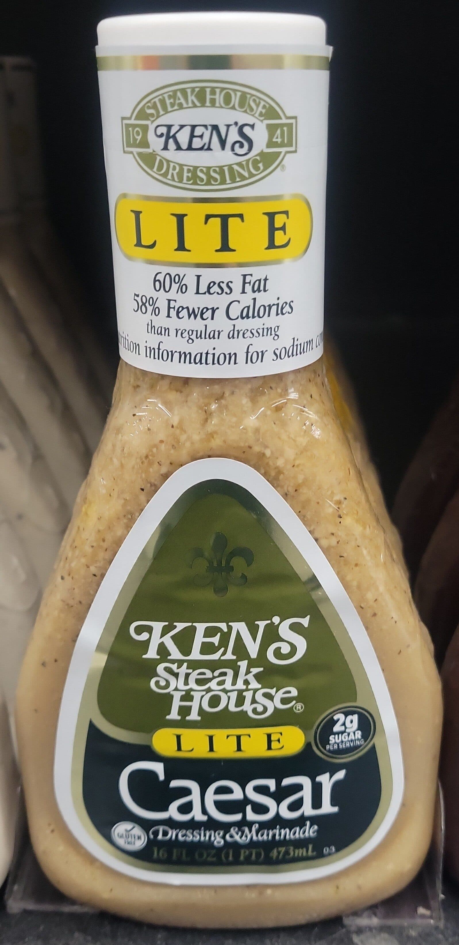 KEN'S Steak House Lite Caesar Dressing & Marinade packshot