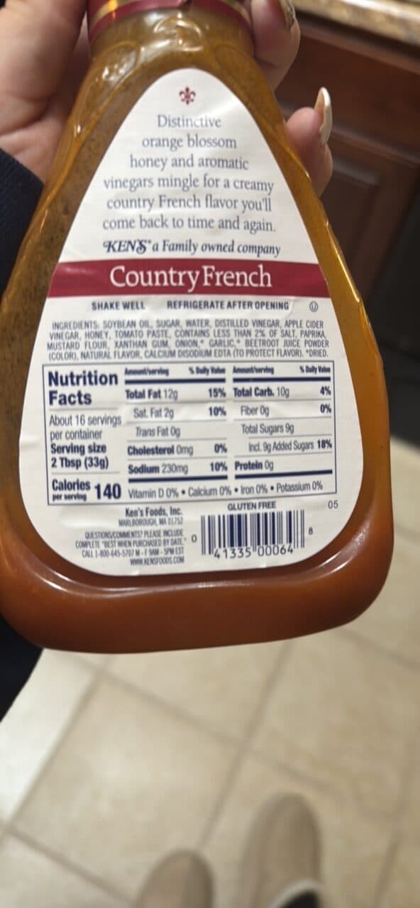 Ken's Steak House Country French With Orange Blossom Honey Dressing packshot