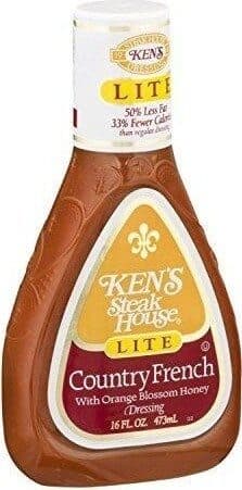Ken's Kens steakhouse lite country french dressing bottles packshot