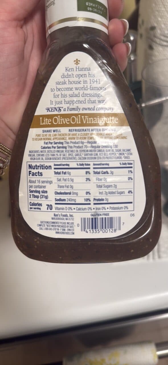 Ken's Steak House Olive Oil Vinaigrette Dressing packshot