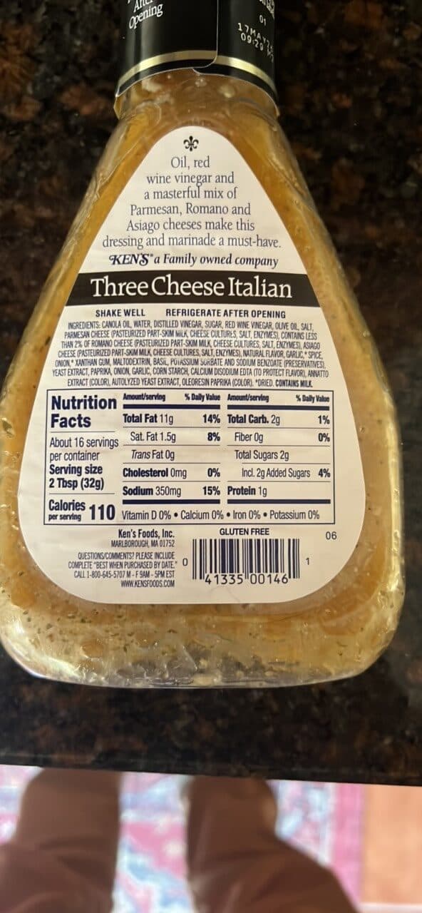 KEN'S Steak House Three Cheese Italian Dressing & Marinade packshot