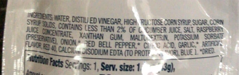 KEN'S Raspberry Vinaigrette Dressing packshot