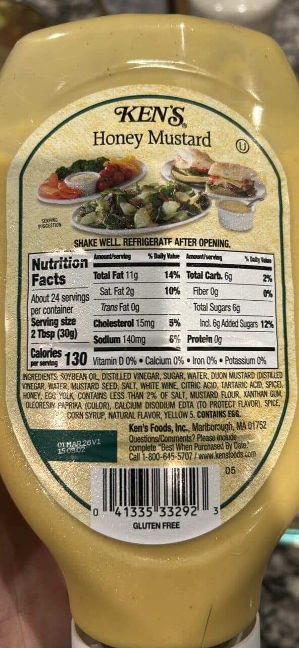 KEN'S Steak House Honey Mustard Dressing, Topping & Spread packshot