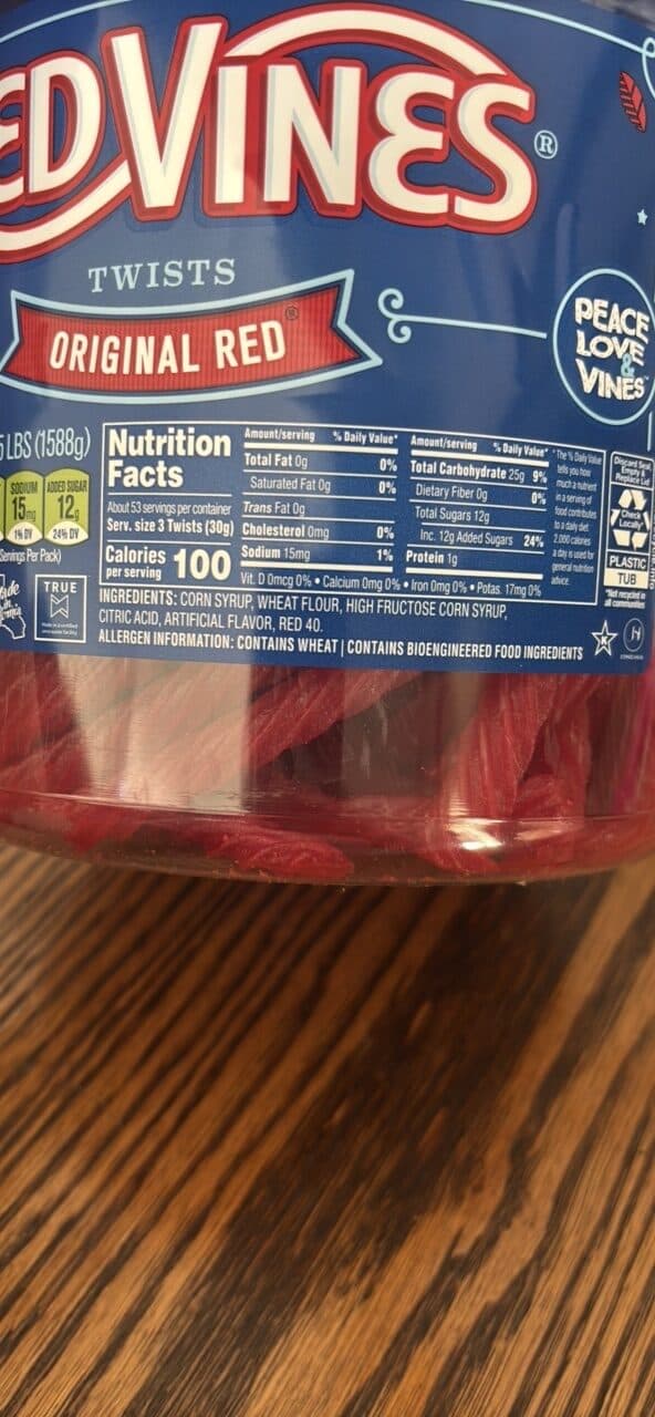 Red Vines Twists Original Red packshot