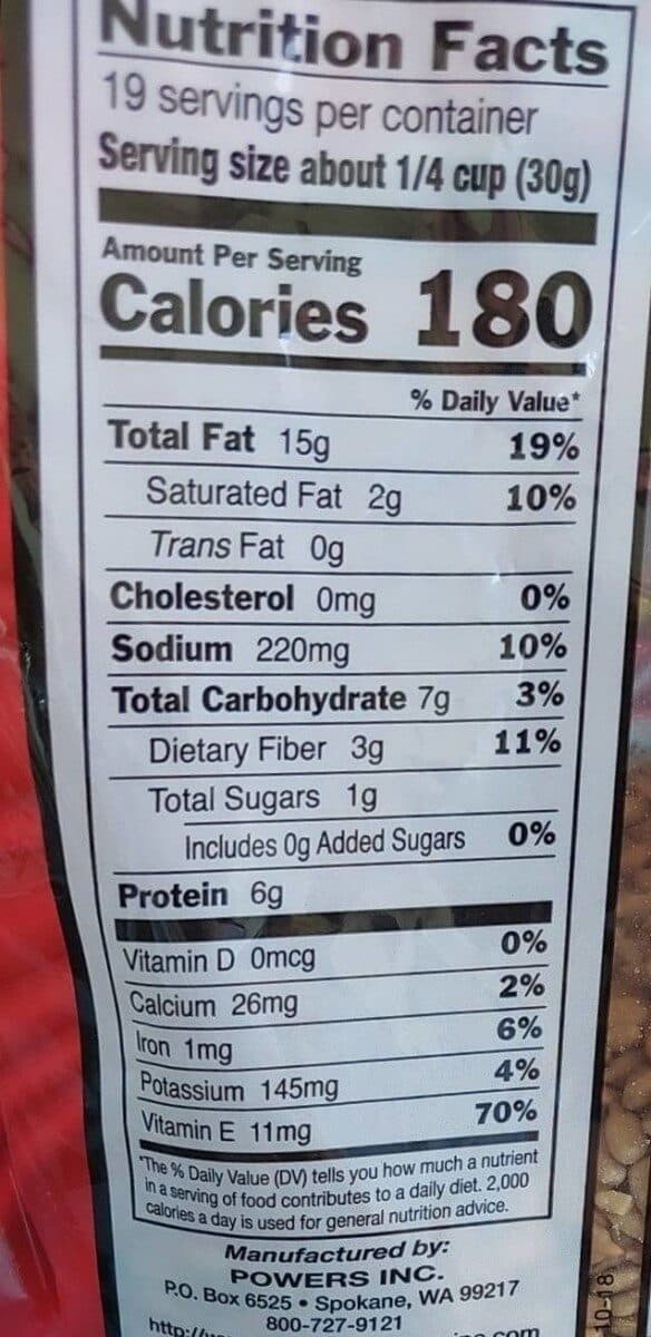 Powers Western Trail Mix High Energy Snacks Sunflower Meats packshot